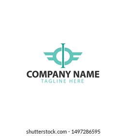 Modern and minimalism flight logo