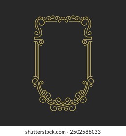 Modern Minimalism Floral Ornaments Decorative Monoline 4 Vector Set