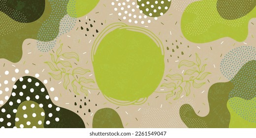 Modern minimalism trendy pattern background. Background pattern, abstract colored shapes. Vector background.