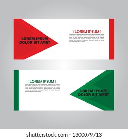 Modern Minimalism vector design. Banner Background - Vector 