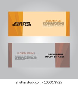 Modern Minimalism vector design. Banner Background - Vector 