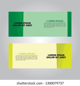 Modern Minimalism vector design. Banner Background - Vector 