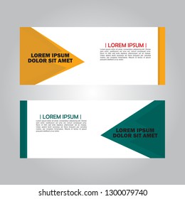 Modern Minimalism vector design. Banner Background - Vector 