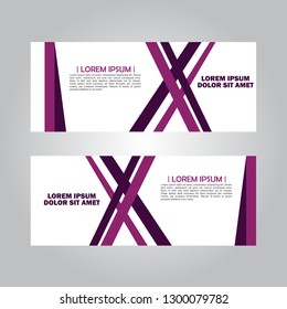Modern Minimalism vector design. Banner Background - Vector 