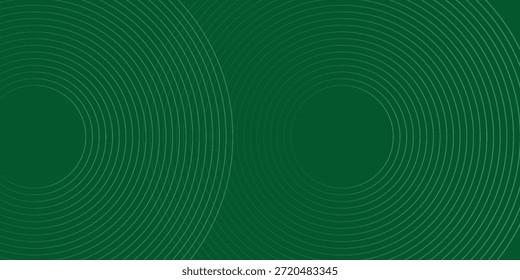  Fondo abstracto minimalista moderno con base verde profunda, círculos concéntricos de gris claro