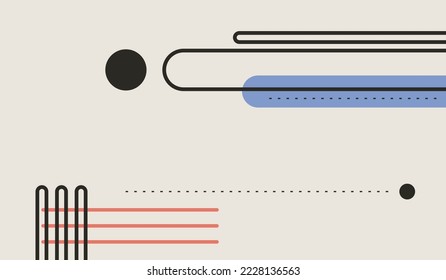 Modern minimalist abstract background design