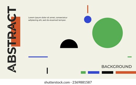 Diseño de fondo abstracto minimalista moderno