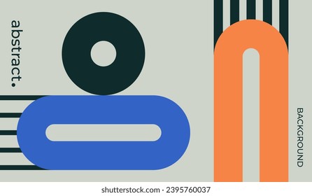 Modern minimalist abstract background design
