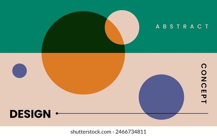 Modern minimalist abstract background design