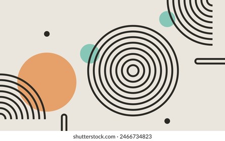 Modernes minimalistisches abstraktes Hintergrunddesign