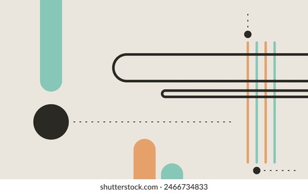 Diseño minimalista moderno del fondo abstracto