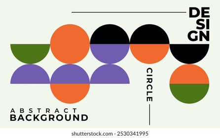 Modern minimalist abstract background design