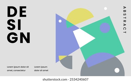 Diseño de fondo abstracto minimalista moderno