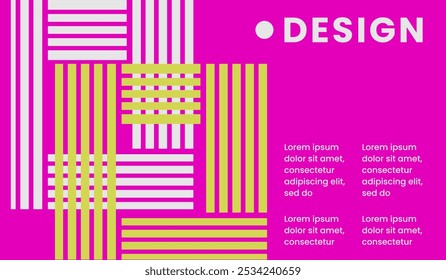 Modern minimalist abstract background design