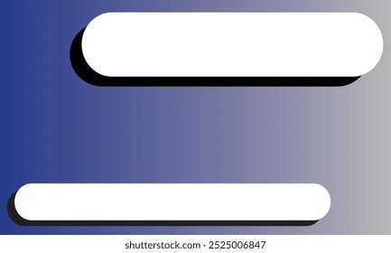Un fondo abstracto moderno y minimalista con un degradado azul con dos Formas blancas redondeadas. Perfecto para Sitios web, presentaciones y proyectos de Diseño gráfico.