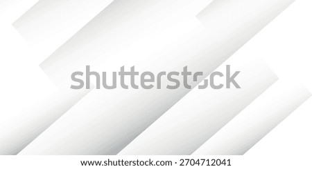 A modern and minimalist abstract background featuring wide, diagonal white and grey stripes with soft shadows, creating a clean and elegant design with a sense of depth.
