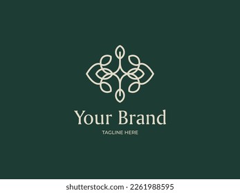 Modern Minimalist Abstract logo icon design. Universal creative premium symbol vector sign.