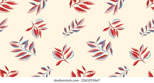 Patrón artístico moderno, minimalista, abstracto, tropical y coronante de hojas. Un fondo follaje, minimalista y gentil. Plantilla para el diseño, textil, de moda, de impresión, de superficie