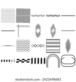 modern minimalist aesthetic ornament elements