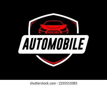 Modern Minimalist Automobile Logo Vector
