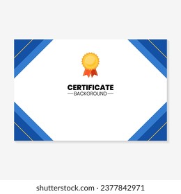 modern minimalist award certificate background template