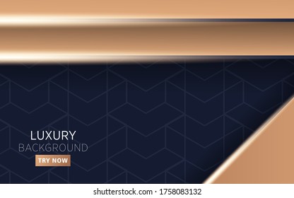 modern minimalist background banner with gold line in geometric pattern texture.