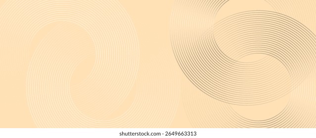 Un fondo moderno y minimalista con sutiles líneas de remolino en un degradado beige cálido y suave. Perfecto para Sitios web, presentaciones y varios proyectos de diseño.
