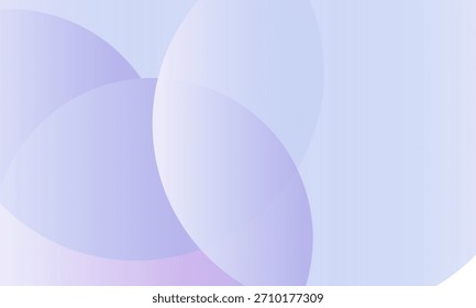 Fondo minimalista moderno con círculos superpuestos en degradado púrpura y azul,