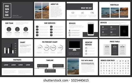 Modern Minimalist Black And White Presentation Template. You Can