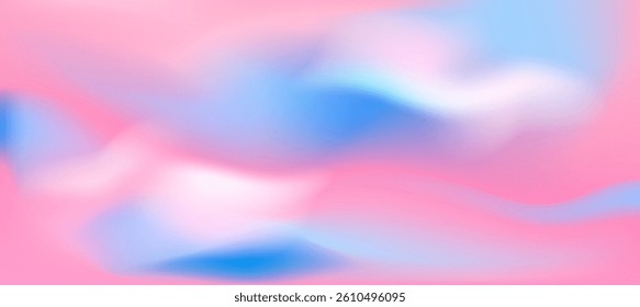 Modern minimalist blue pink fluid gradient background. Social ads banner or Landing page.
