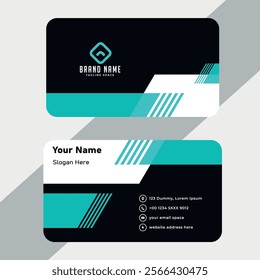 Modern Minimalist Business Card, Company Business Card and Branding