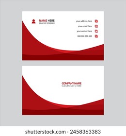 modern minimalist business card design template