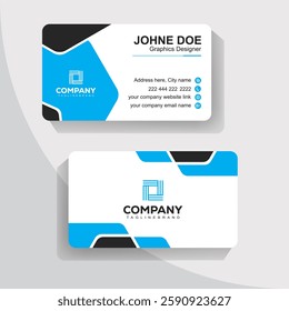 Modern and minimalist Business Card Design vector Template. Business card design templates. Modern and creative Business Card Design vector Template.