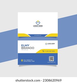 Modern and Minimalist Business Card Template