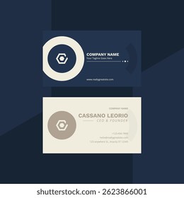 Modern Minimalist Business Card Template