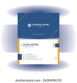 Template de carte de visite minimaliste moderne pour les Professionnels créatifs