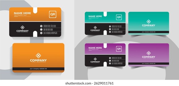 Modern Minimalist Business Card Templates Clean and Professional Design Set