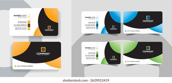 Modern Minimalist Business Card Templates Clean and Professional Design Set