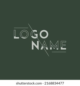 Modern Minimalist Business logo design concept. Elegant vector logo template