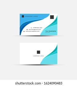 modern minimalist bussines card design template vector