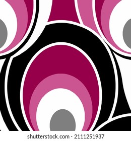 Modern Minimalist Circle pattern Pink