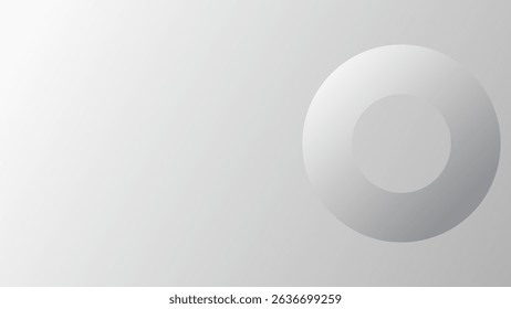 Modern and minimalist circle shapes background 