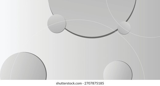 Modern and minimalist circle shapes background vector eps 10