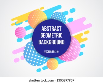 modern minimalist colorful background with abstract shape