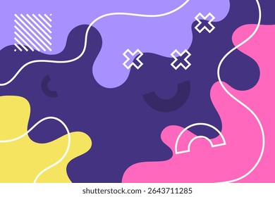 Modern Minimalist Colorfull Editable Background for banner, flyer, poster and more