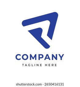 up Modern and minimalist corporate logo with abstract shape. Ideal for professional businesses, startups, technology companies, consulting firms, or brand identity design. Clean vector