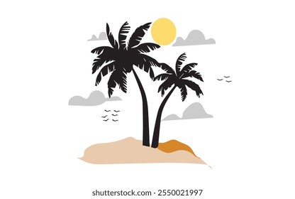 Diseño creativo minimalista moderno de la camiseta