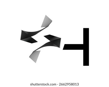 Un diseño de logotipo de criptomoneda moderno y minimalista con líneas geométricas limpias y un diseño elegante y profesional. Perfecto para startups de blockchain, intercambios criptográficos, plataformas DeFi, h