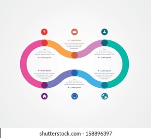 modern minimalist design of a template