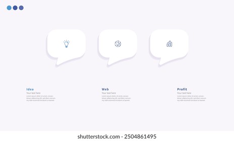 Moderno minimalista elegante limpio circular pasos editable infografía diseño Plantilla Vector